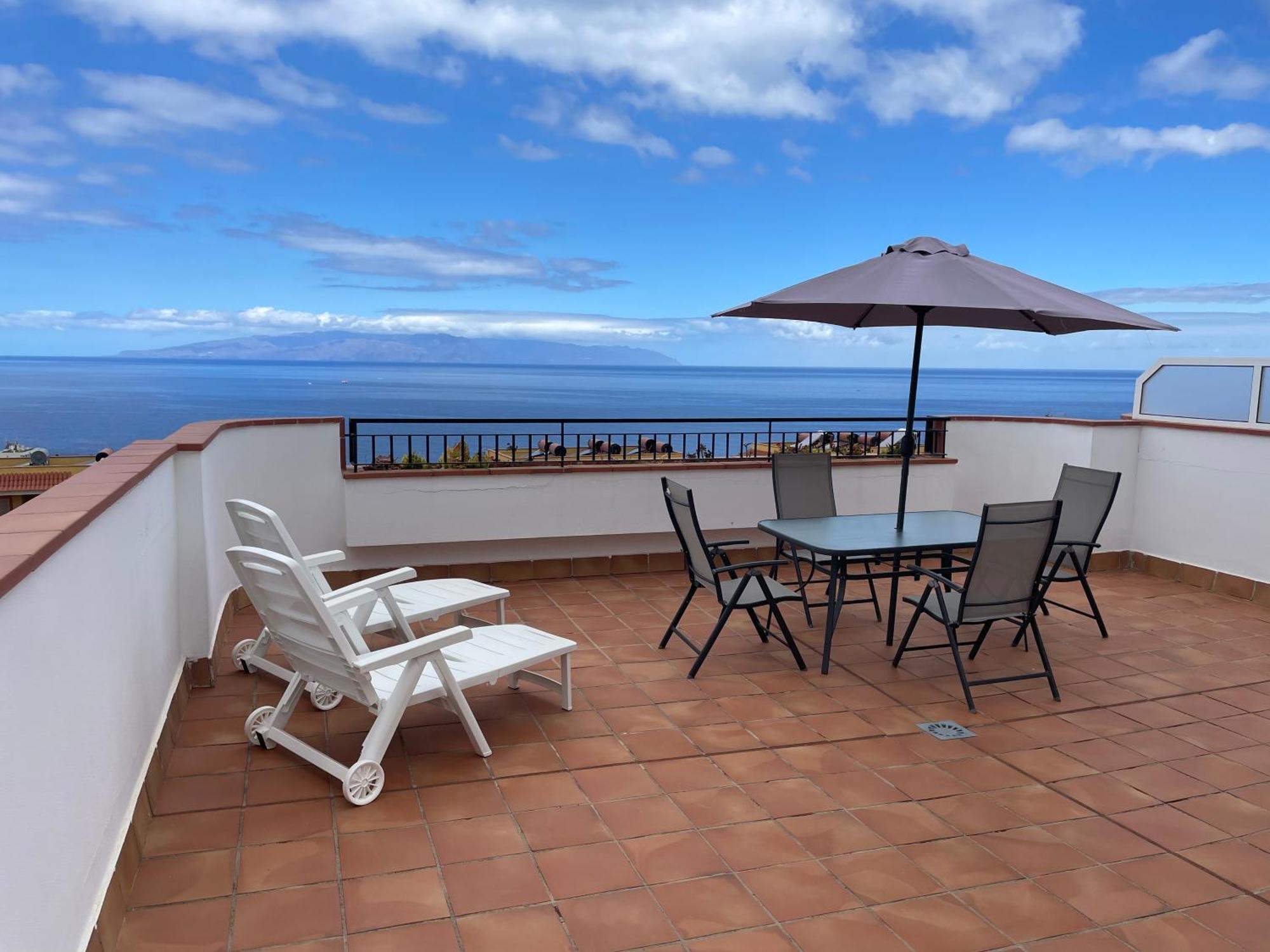 Amazing Duplex With Large Terrace And Sea Views Apartment Puerto de Santiago  Exterior foto
